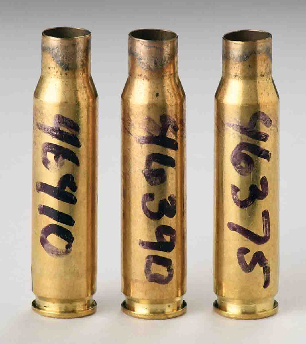 When measuring cases for expansion, mark the measurement location and write the measurement on two sides of each case before going to the range, so there is no mix-up.